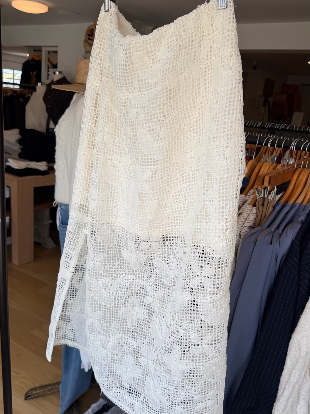 Kelly Crochet Lace Maxi Skirt